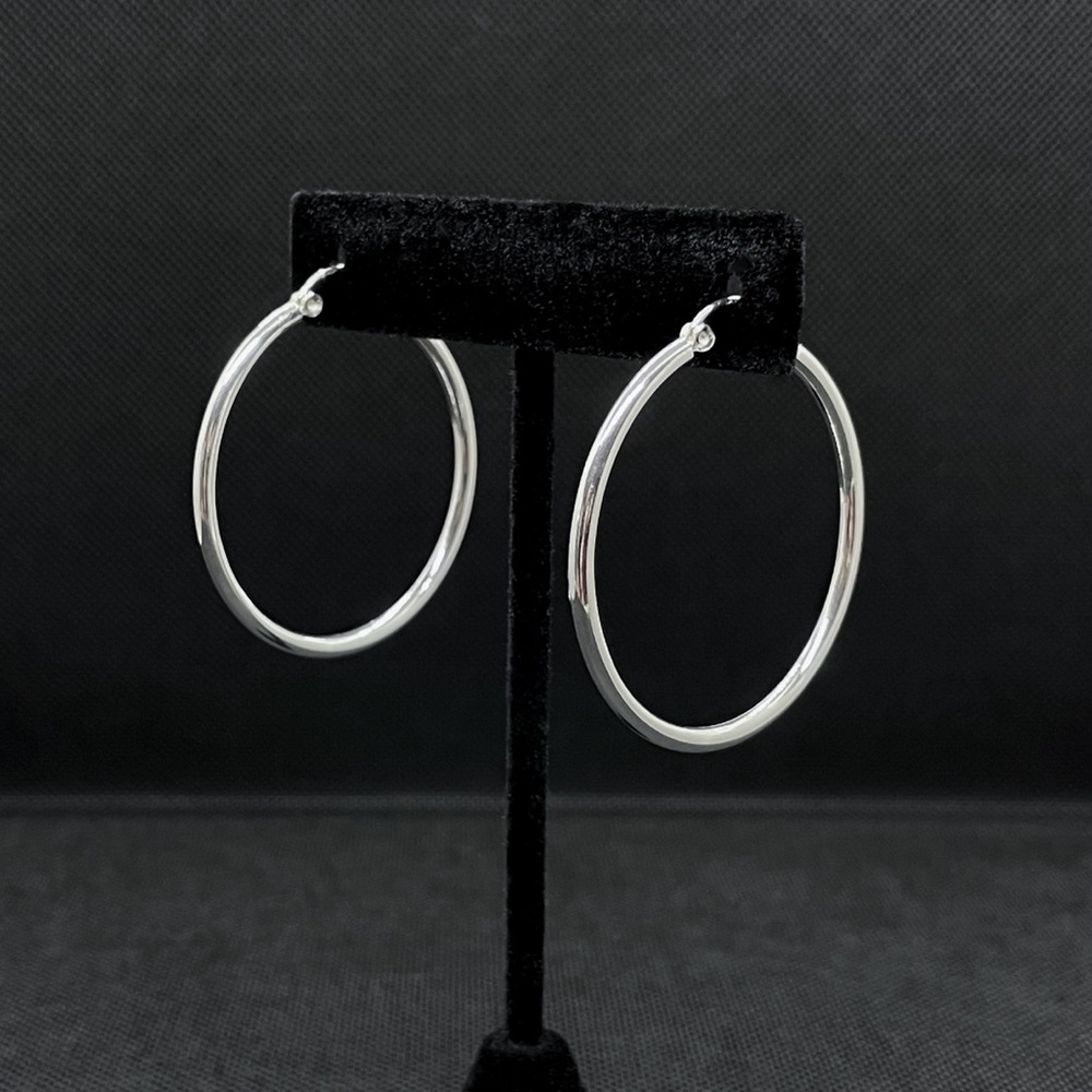 Sterling Silver Hoop Earrings